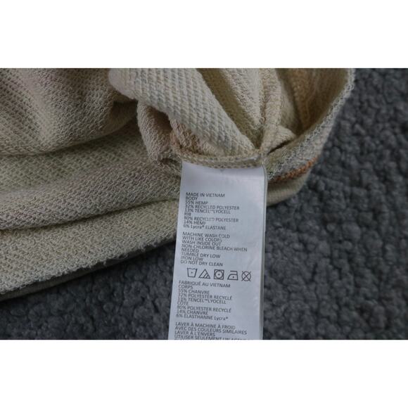 Prana Sweatshirt Womens S Multi Striped Cozy Up Suncation Top Kangaroo Pockets - Picture 6 of 10